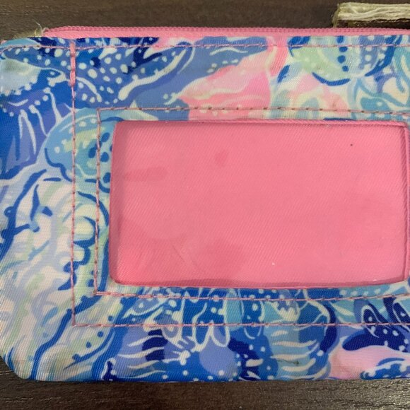 Lily Pulitzer ID Zipper Pouch and Key Chain - Picture 3 of 6